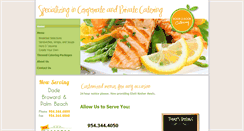 Desktop Screenshot of door2doorcatering.com